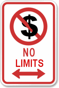 No Limits sign