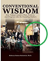 Cover of Conventional Wisdom book, with Jim Barber highlighted